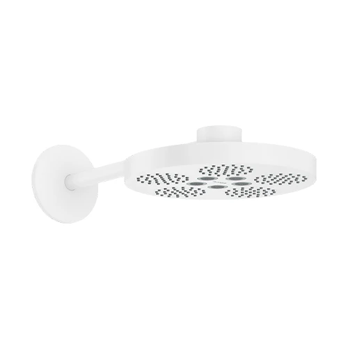 Axor One o/h shower 280 2jet with arm Matt White 48492.700