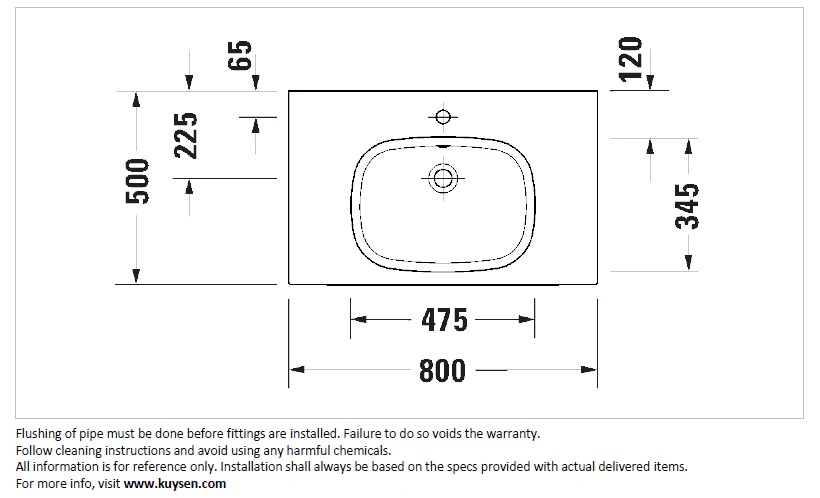 Duravit AURENA Washbasin White high-gloss 238780.AA00 - Image 3