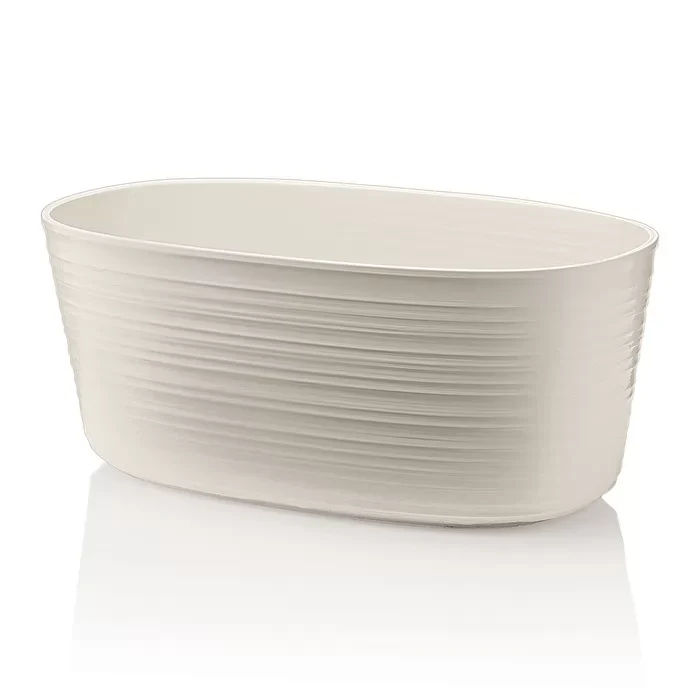 Guzzini Tierra plant pot holder 15.4x29.2 cm milk white
