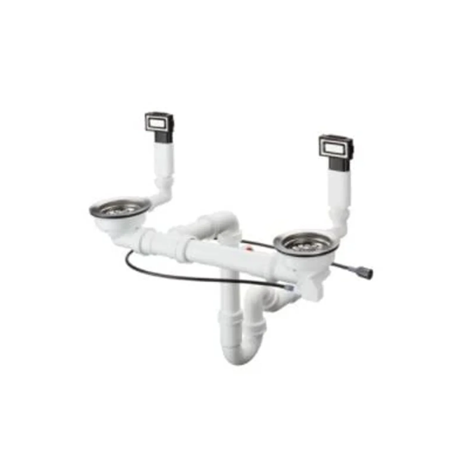 Hansgrohe Automatic waste and overflow set for sink 370/370 SELECT 43942.009 - Image 3