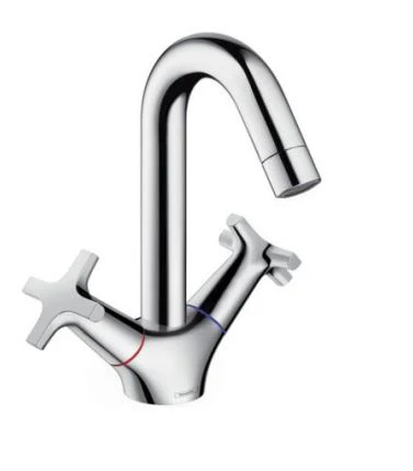 Hansgrohe Logis Classic Basin mixer 150 with pull rod waste set 71270.000. - Image 2