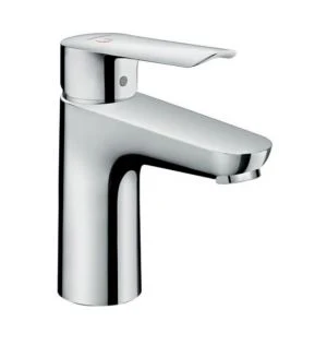 Hansgrohe Logis E Basin mixer 100 CoolStart with pull rod waste set 71165.000 - Image 2