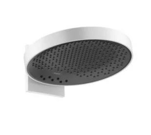 Hansgrohe Overhead shower 360 3jet with wall connector, matt white 26234.700 - Image 2
