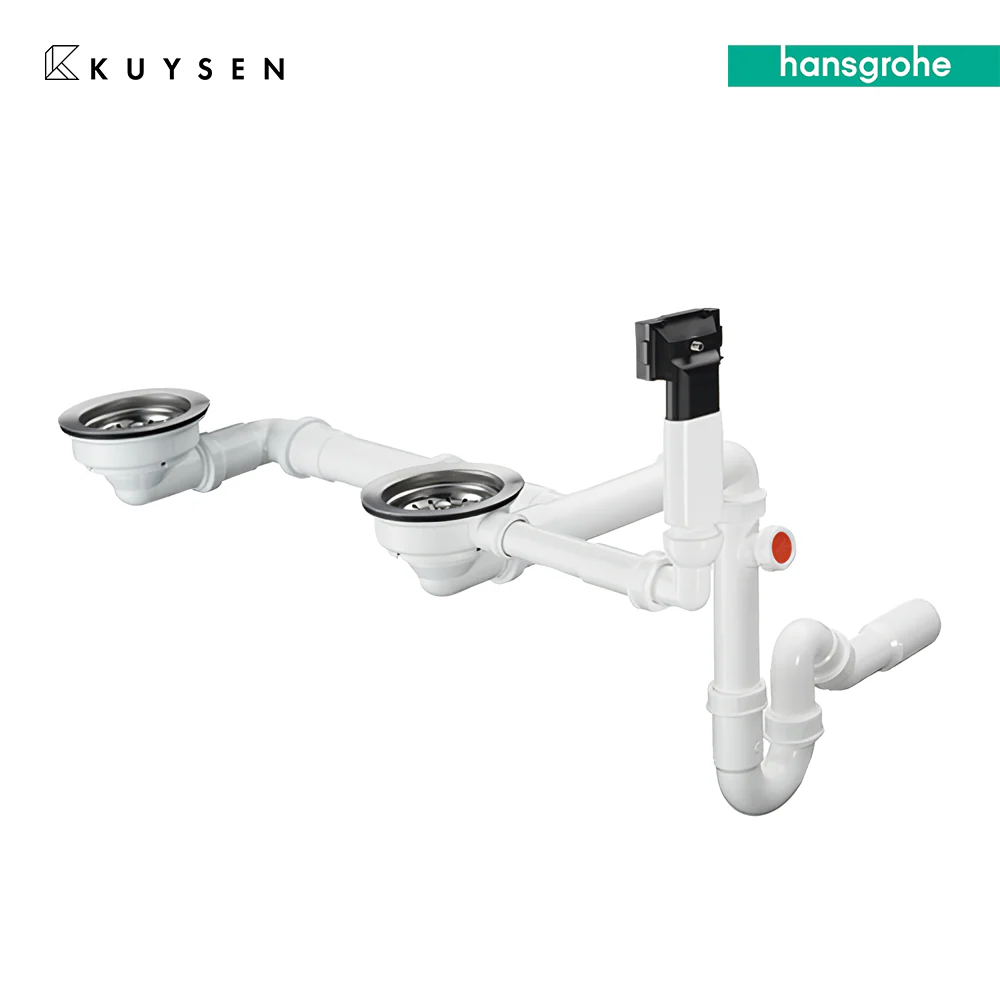 Hansgrohe  SilicaTec manual drain-2B sink 370/370 43928.000