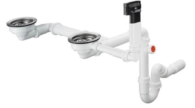 Hansgrohe  SilicaTec manual drain-2B sink 370/370 43928.000 - Image 2
