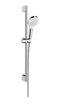 Hansgrohe Unica Croma 65cm wall bar set with Croma Select E Multi EcoSmart 26581.400 - Image 2
