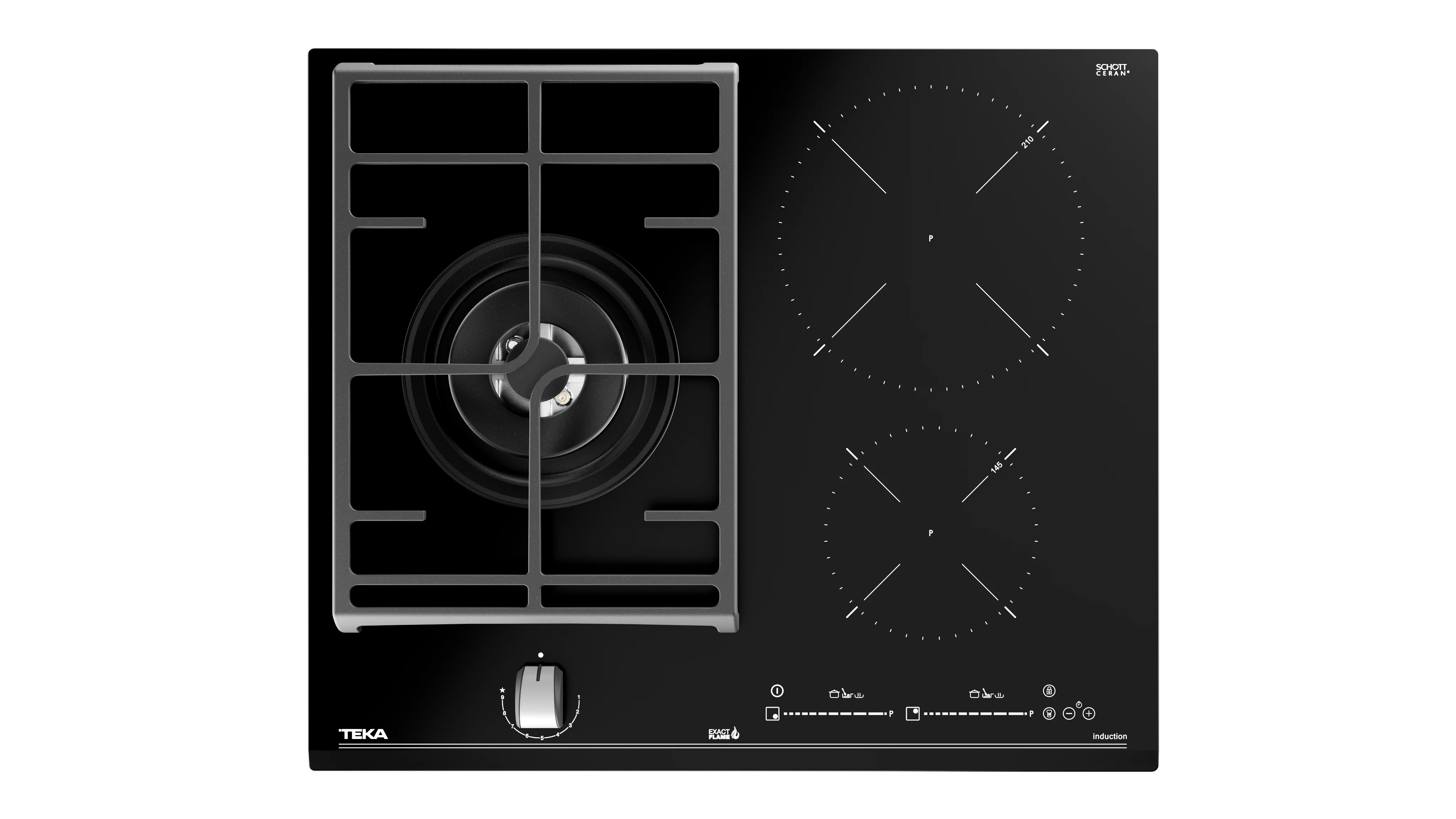 Teka JZC 63312 ABB BK (E2) gas + induction 1125.70116 - Image 2